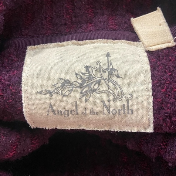 Anthropologie Angel Of The North Wool Boucle Knit Cowl Neck Tunic Sweater - Picture 7 of 10